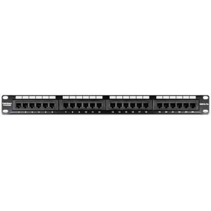 Patch Panel 24 porturi RJ45 UTP 19', Cat5/5e - TRENDnet TC-P24C5E [1]