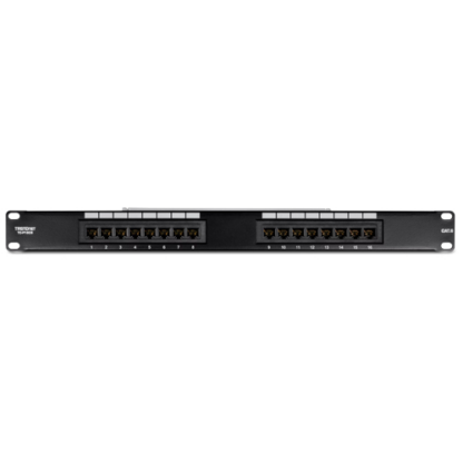 Patch Panel 16 porturi RJ45 UTP, Cat6 - TRENDnet TC-P16C6 [1]