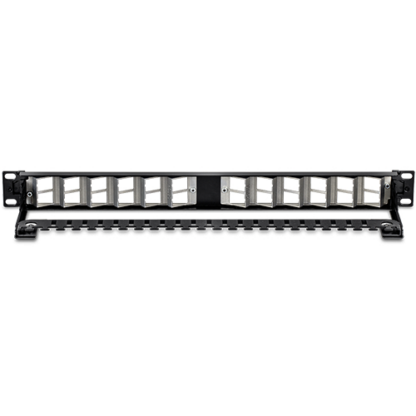 Patch Panel ecranat 24 porturi blank keystone inclinate 1U - TRENDnet TC-KP24SA [1]