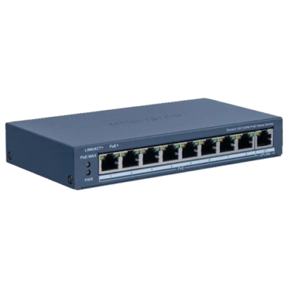 Switch 8 porturi PoE, 1 port uplink RJ45, Management - HIKVISION DS-3E1309P-EI-M [1]