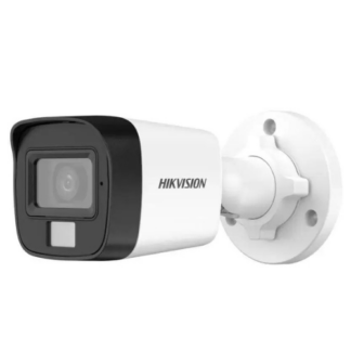 Camera de supraveghere, 2MP, lentila 2.8mm, IR 30m, WL 20m, Microfon, IP67 - Hikvision - DS-2CE16D0T-LFS-2.8mm