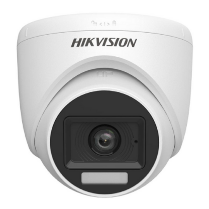 Camera de supraveghere Dual Light 5MP, lentila 2.8mm, IR 20m, WL 20m, Microfon - Hikvision - DS-2CE76K0T-LPFS-2.8mm [1]