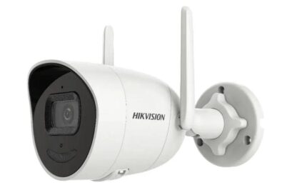 Camera de supraveghere WiFi IP, 2 Megapixeli, lentila 2.8MM, IR 30M, Microfon - Hikvision - DS-2CV2026G0-IDW2D [1]