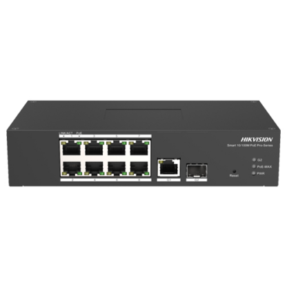 Switch Smart managed 8 porturi PoE, 2 porturi uplink SFP/RJ45 - Hikvision - DS-3T1310P-SI-HS [1]