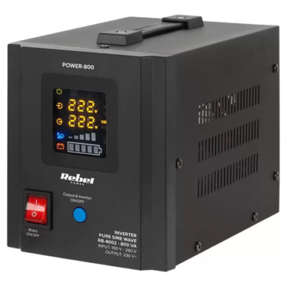 UPS Centrala termica, Electrocasnice, Electronice cu Sinus Pur 800VA 500W 12V Rebel RB-4002 [1]