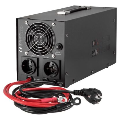 UPS Centrala termica Electrocasnice Electronice cu Sinus Pur 1000VA 700W 12V Rebel RB-4003 [1]