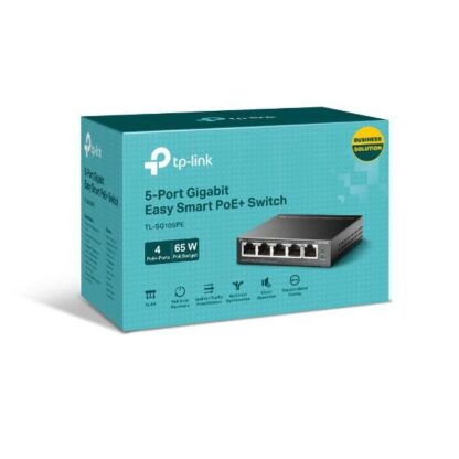 Switch TP-Link 5 porturi Gigabit POE 10Gbps - TL-SG105PE [1]