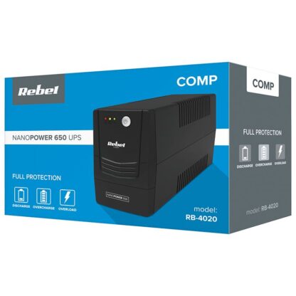 UPS Rebel Offline Nanopower 650VA 360W RB-4020 [1]