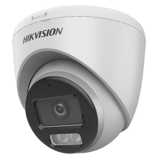 Camera analog Dual Light 2MP, lentila 2.8mm, IR 40m, Lumina Alba 40m,  Microfon IP67 - HIKVISION DS-2CE72DF0T-LFS-2.8mm