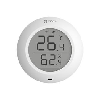 Senzor de temperatura si umiditate Smart Home EZVIZ, afisaj 1.8 inch, comunicare Wireless ZigBee CS-T51C