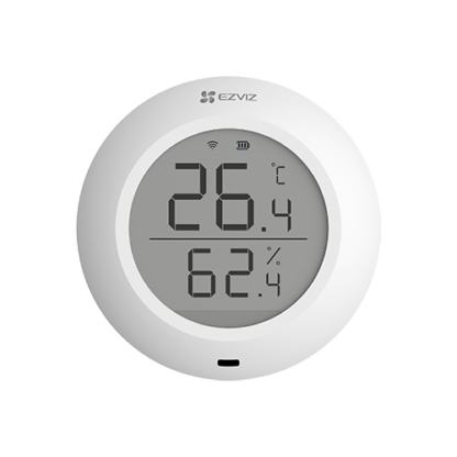 Senzor de temperatura si umiditate Smart Home EZVIZ, afisaj 1.8 inch, comunicare Wireless ZigBee CS-T51C [1]