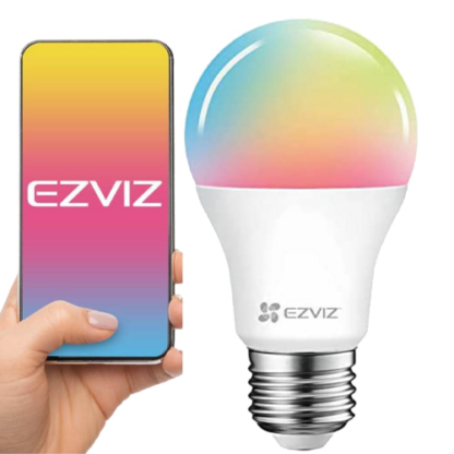 Bec LED RGB inteligent EZVIZ Wi-Fi E27 806 lmn 2700~6500K ajustabila CS-HAL-LB1-LCAW [1]