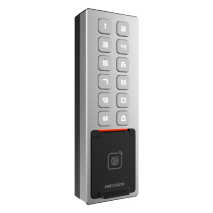 Terminal control acces PIN Card amprenta bluetooth Wiegand Wi-Fi RS485 Alarma - HIKVISION DS-K1T805MBFWX [1]