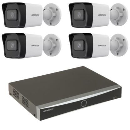 Sistem supraveghere Hikvision 4 camere IP 4MP IR 30m PoE NVR 4 canale 12MP PoE [1]