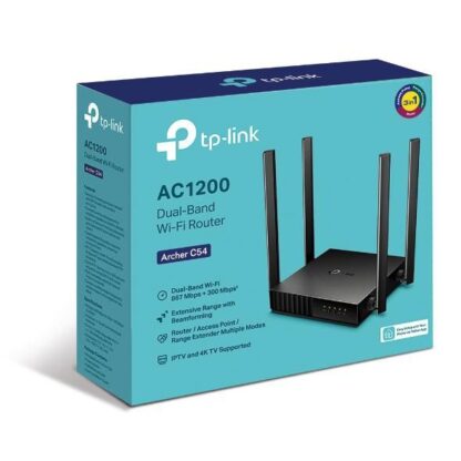 Router TP-Link Wireless Dual Band 5 porturi 2.4/5 gHz - ARCHER C54 [1]