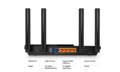 Router Wireless TP-Link Archer AX55 Pro, AX3000, Dual-Band, Wi-Fi 6, OneMesh Supported, HomeShield, 2.5 Gbps port [1]