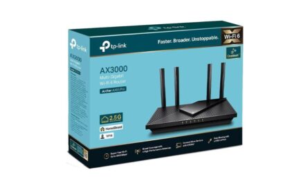 Router Wireless TP-Link Archer AX55 Pro, AX3000, Dual-Band, Wi-Fi 6, OneMesh Supported, HomeShield, 2.5 Gbps port [1]