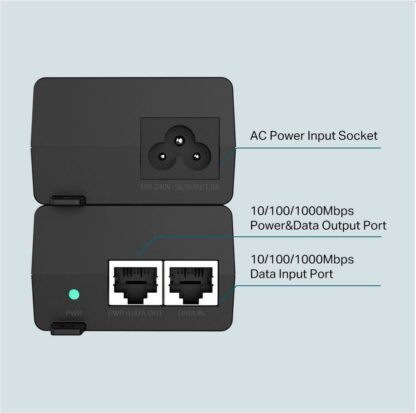 Injector TP-Link PoE+ 2 porturi 30W - TL-POE160S [1]