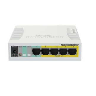 Solutii MikroTik - Switch cu 5 porturi Gigabit MikroTik RB260GSP