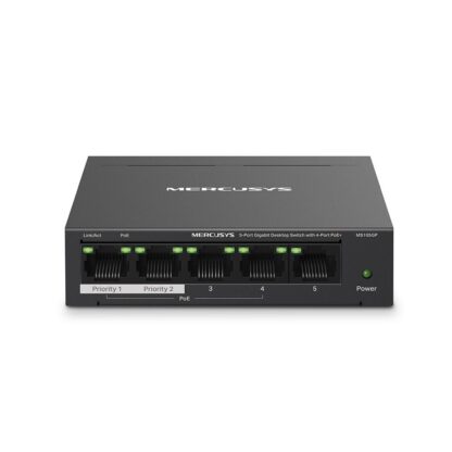 MERCUSYS DESK SWITCH 5PORT MS105GP POE [1]