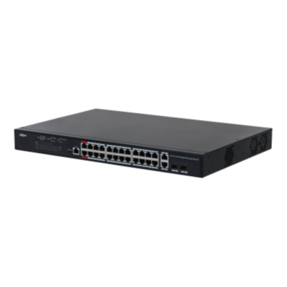 Switch  cu 24 porturi gigabit PoE, 2 porturi gigabit Dahua PFS4226-24GT-370 [1]