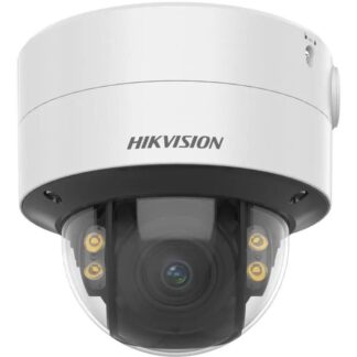 Cameră supraveghere ColorVu IP Dome 4 Megapixeli lentilă 3.6-9mm Lumină Albă 40m Slod Card  Hikvision DS-2CD2747G2-LZSC