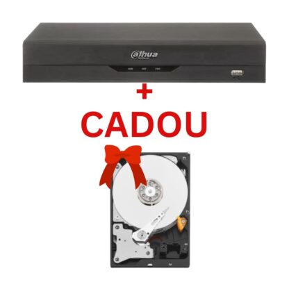 DVR Dahua pentabrid cu 8 canale 4k recunoastere faciala, Audio prin coaxial,functii AI +CADOU Hard Disk 2TB SATA [1]