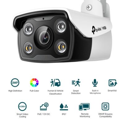 Camera supraveghere TP-Link IP 3MP IR 30m lentila 2.8mm microfon PoE - VIGI C330(2.8MM) [1]