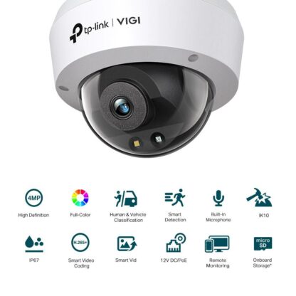 Camera supraveghere IP TP-Link Vigi 4MP IR 30m lentila 2.8mm PoE - VIGI C240I(2.8MM) [1]