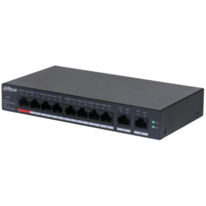 Switch 10 porturi Gigabit 8 porturi PoE cu management Dahua - CS4010-8GT-110 [1]