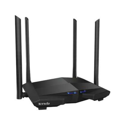 Router WiFi 5 (802.11ac) DualBand 2.4/5GHz, 300+867Mbps, 4x6dBi, 4 porturi Gigabit - TENDA TND-AC10-V30 [1]