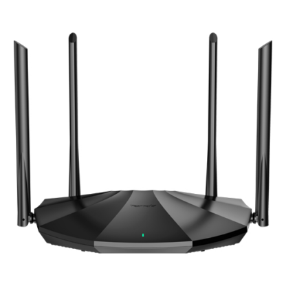 Router WiFi 6 (802.11ax), DualBand 2.4Ghz/5GHz, 300+1201Mbps, 4x6dBi, 4 porturi Gigabit - TENDA TND-RX2 [1]