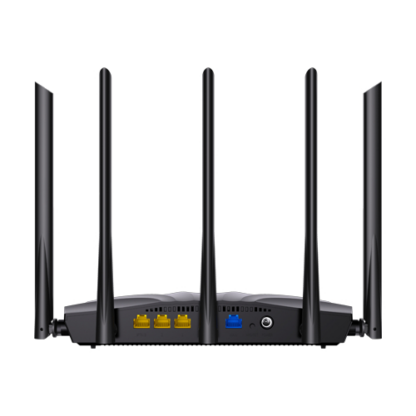 Router Wi-Fi 6, DualBand 2.4Ghz/5GHz, 300+1201Mbps, 5x6dBi, 4 porturi Gigabit - TENDA TND-RX2-PRO [1]