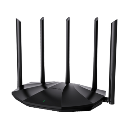 Router Wi-Fi 6, DualBand 2.4Ghz/5GHz, 300+1201Mbps, 5x6dBi, 4 porturi Gigabit - TENDA TND-RX2-PRO [1]