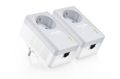 Kit adaptor powerline T 600 Mbps 300 m priza AC TP-Link TL-PA4010PKI [1]