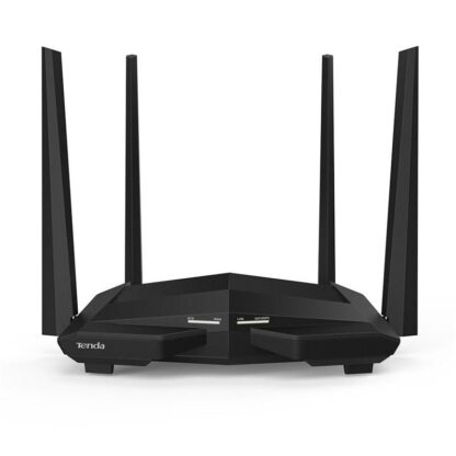 Router Wireless Gigabit Dual-Band 300 + 867 Mbps, negru TENDA AC10 [1]