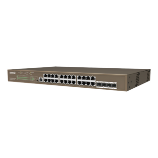 Switch 24 porturi PoE Gigabit 1 port consola 4 port SFP Gigabit management - TENDA TND-TEG5328P-24-410W