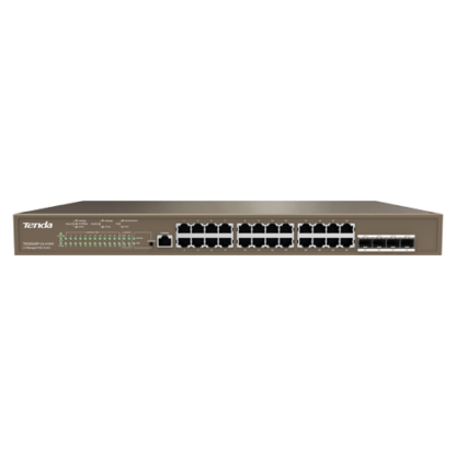 Switch 24 porturi PoE Gigabit 1 port consola 4 port SFP Gigabit management - TENDA TND-TEG5328P-24-410W [1]