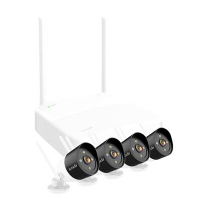 Kit NVR Wi-Fi si 4 camere WiFi de exterior, 3MP, Audio, Alarma  - TENDA TND-K4W-3TC [1]