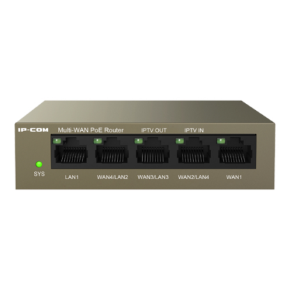 Router 4 porturi Gigabit PoE+, 55W, 1 port RJ45 Gigabit, management - IP-COM M20-PoE [1]