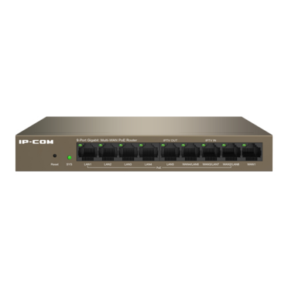 Router 8 porturi  Gigabit PoE+, 95W, 1 port RJ45, Management - IP-COM M20-8G-PoE [1]