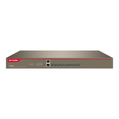 Switch 8 porturi SFP+ 10 Gbps, 2 porturi gestionare, management, 1U - IP-COM X5308F [1]