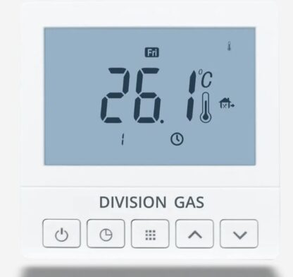 Termostat programabil alimentat cu baterii montaj aparent conexiune Wireless cu centru de comanda Homplex - DG920 DF [1]