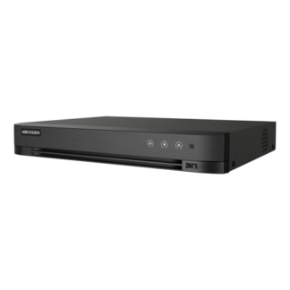 DVR 4K, 8 canale, AcuSense, 2 x HDD, audio over coaxial, Smart Playback, Alarma - HIKVISION iDS-7208HTHI-M2-SA