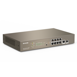 Switch PoE Gigabit,  8 porturi, 1 port consola, 1 port SFP Gigabit, management - TENDA TND-TEG5310P-8-150W