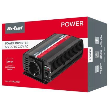 Invertor 12V 230V 300W - Rebel URZ3161 [1]