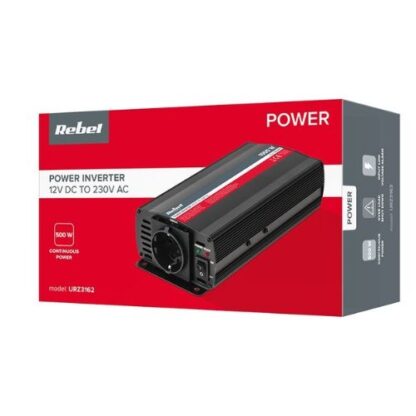 Invertor 12V 230V 500W - Rebel URZ3162 [1]