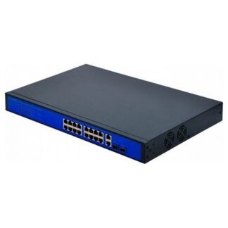 Switch, 16 porturi + 2 UP Link + 2 SFP, POE 10/100Mbps, 400W - BestNPS NPS1622GH