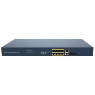 Switch Gigabit 8 porturi PoE, 2GE + 2SFP (combo), 450W - PXW AP-SG1712BC