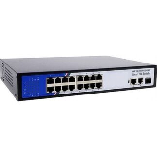 Switch PoE 16x10/100/1000 , 2x10/100/1000, 1xSFP 260W - BestNPS NPS1602G1SFPN-GS